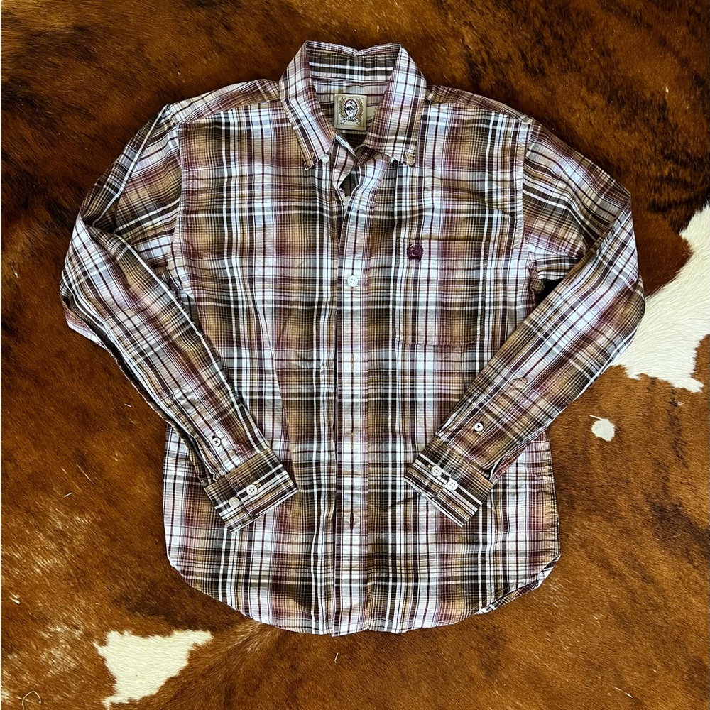 Cinch Western Shirt for boys size medium
